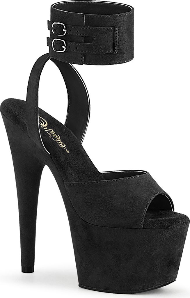 ADORE-791FS Damen Sandale von Pleaser, Schwarz EU 39, US 9