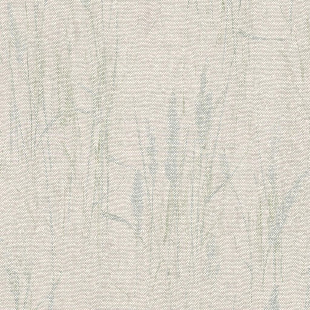 Profhome 790945-GU Florale Tapete matt grau patina-grün grau-weiß 5,33 m2