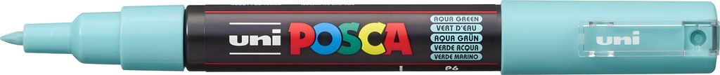 POSCA PC-3M, 1 kusů, Modrá, Kuličkový hrot, Barva Aqua, Obrázek produktu 