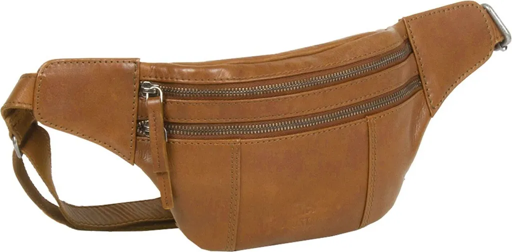 Sacoche Ceinture en Cuir Cognac Salamanca Bosa Mustang pour Homme
