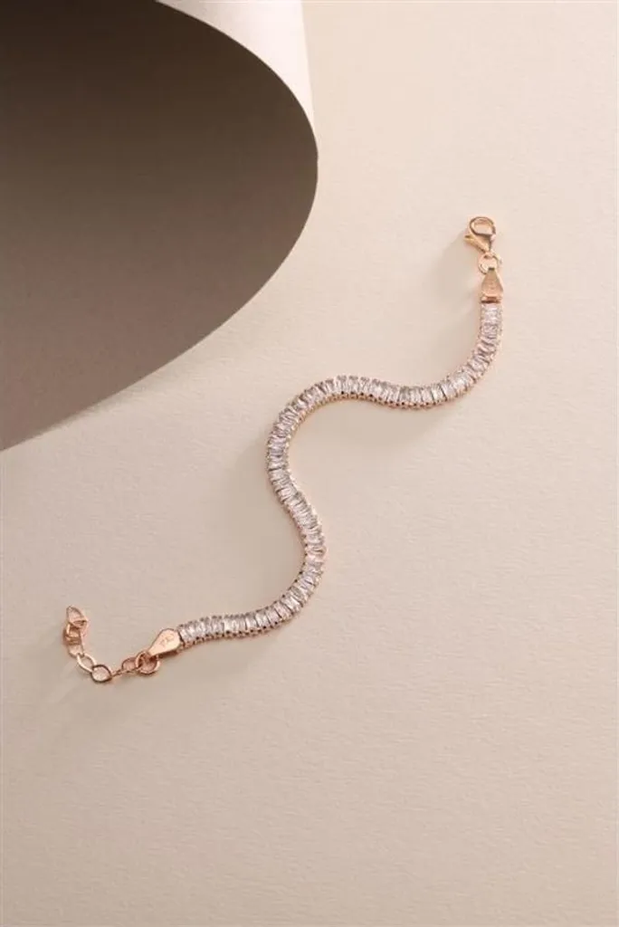 Bracelet argent 925 et zircone noire - Fermoir coulissant réglable chic