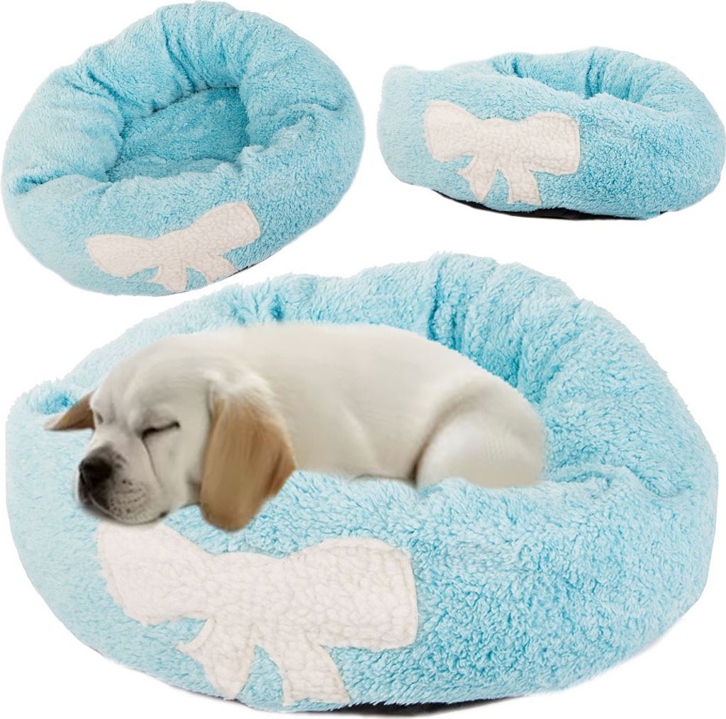 Flauschiges Bett für Hunde, Katzen, Bett, weiches Kissen, Sofa-Bettwäsche 35 cm