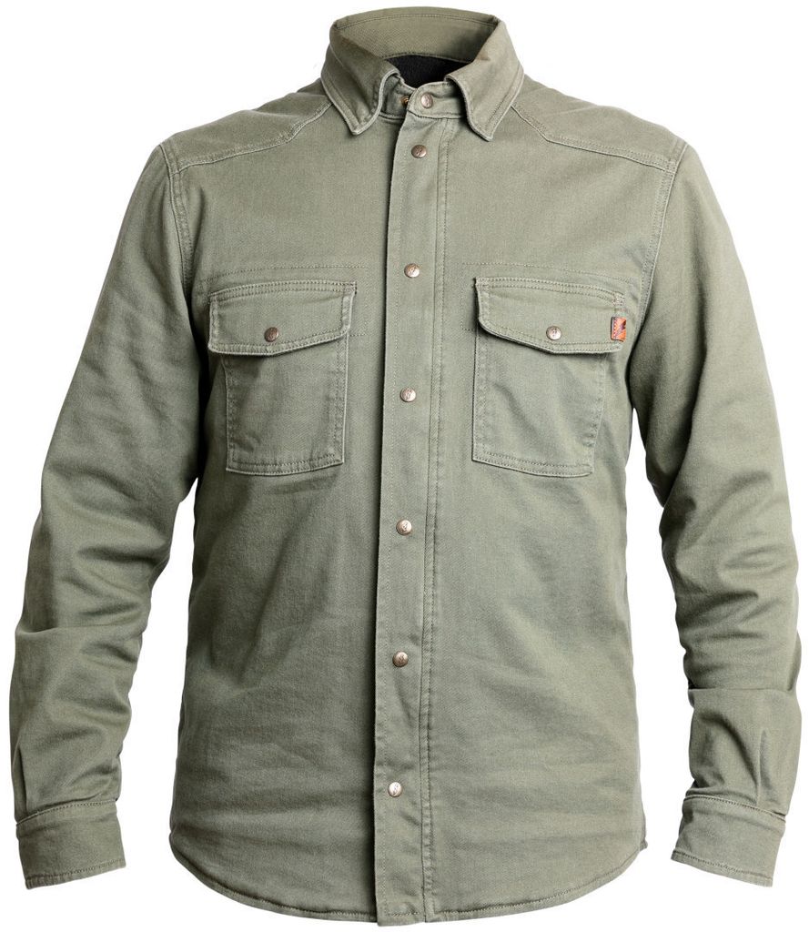John Doe Motoshirt XTM Motorrad Hemd, oliv, M