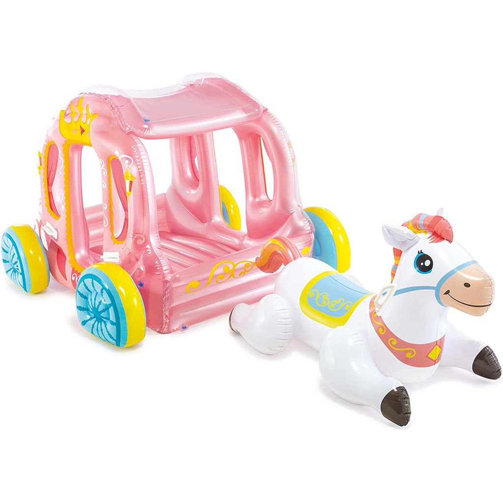 INTEX Schwimminsel "Kutsche Prinzessin" (145x135x104cm) Produktbild 