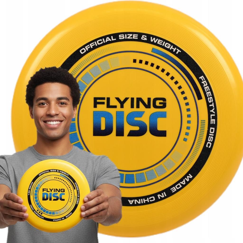 Frisbee Ultimate 135G 24Cm Szybki Dysk Do Rzucania Żółty Zdjęcie produktu 