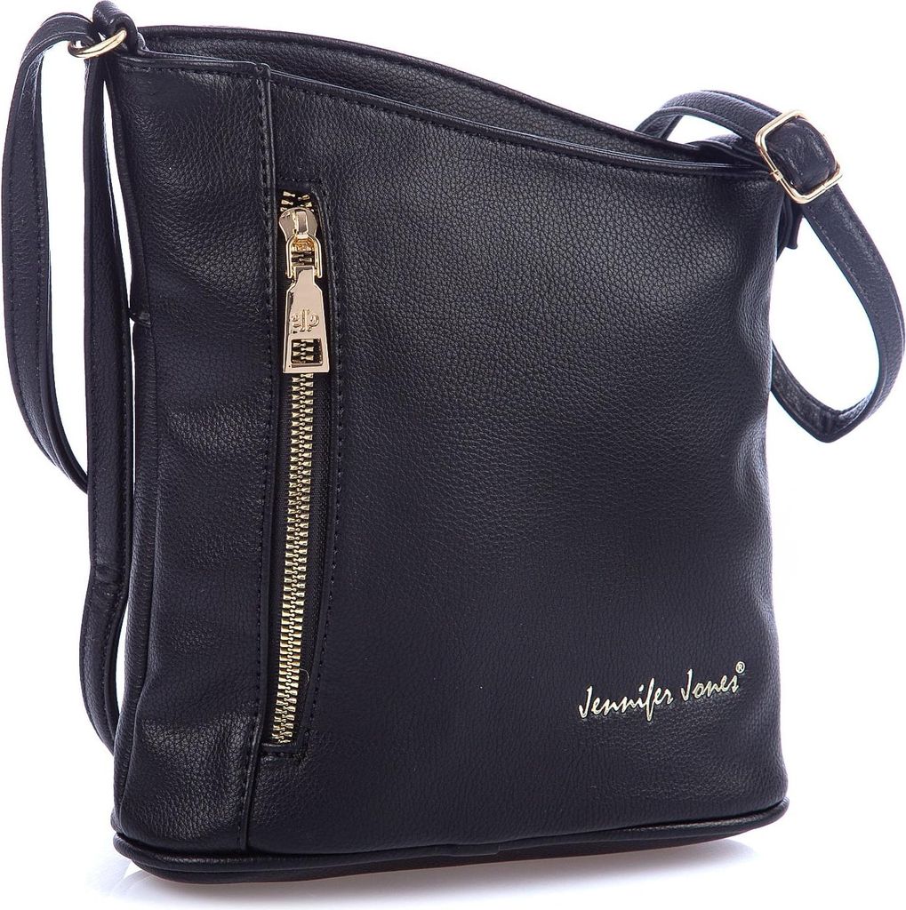 Jennifer Jones Damen Kleine Umhängetasche Alltag Abendtasche Schwarz