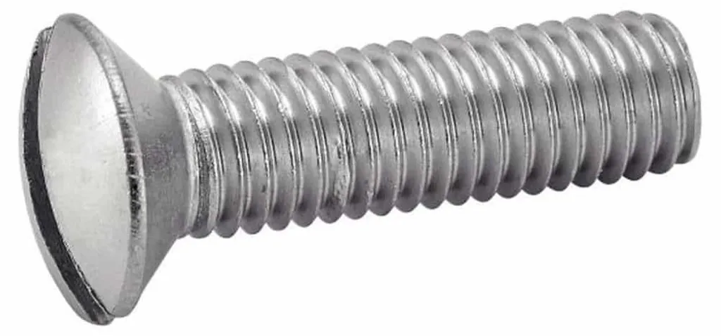 Vis à Métaux Tête Fraisée Bombée Fendue 10x30 mm Inox A4 DIN 964 D-Work