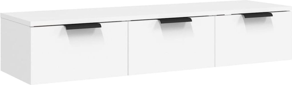 Wandschrank Weiß 102x30x20 cm Holzwerkstoff