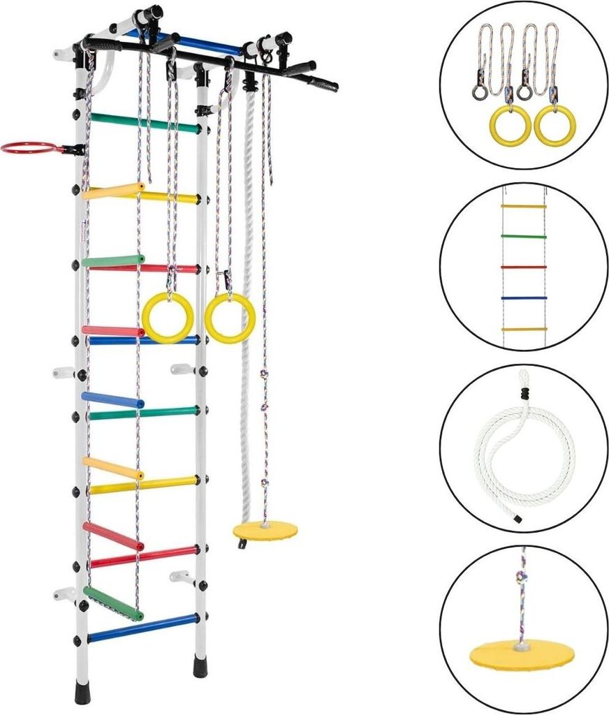 Sprossenwand Gymnastikleiter Gamma Plus - farbig, für kinderzimmer