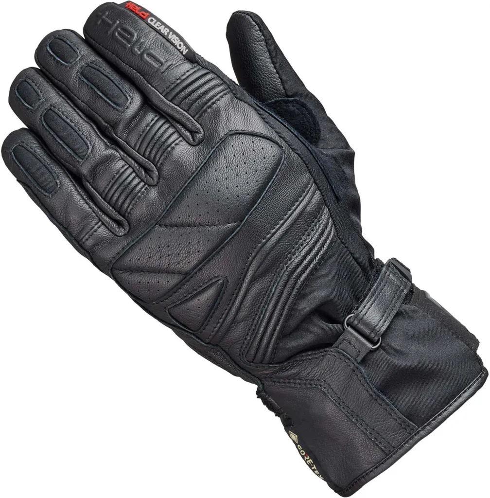 Gants de moto imperméables Held Wave 2 Gore-Tex - Cuir et textile noir