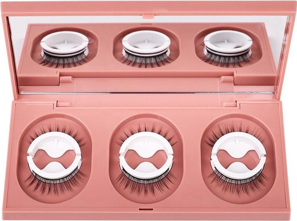 INF Selbstklebende Wimpern 3 Paare - Natürlicher Look für jeden Anlass