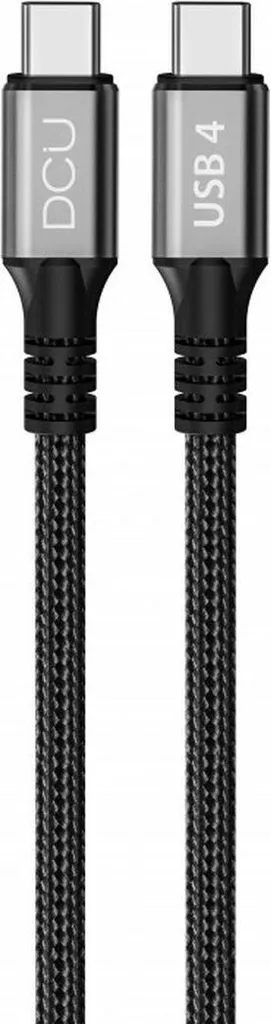 Câble USB-C vers USB-C DCU 240W Noir pour Station d'Accueil et PC