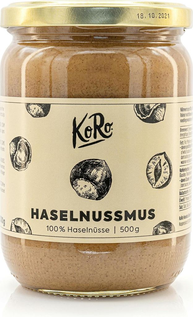 KoRo | Haselnussmus 500 g Produktbild 1