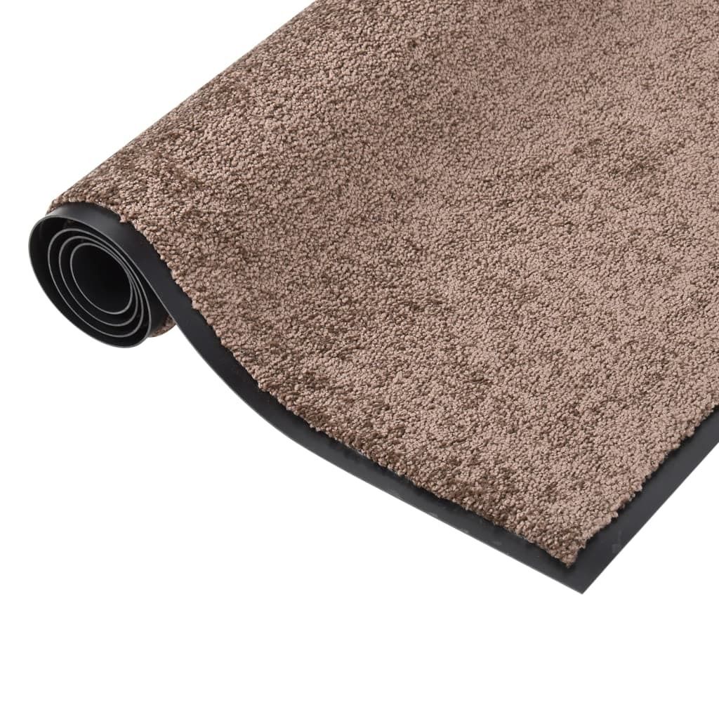 vidaXL Tapis de sol Marron 80x120 cm Image du produit 