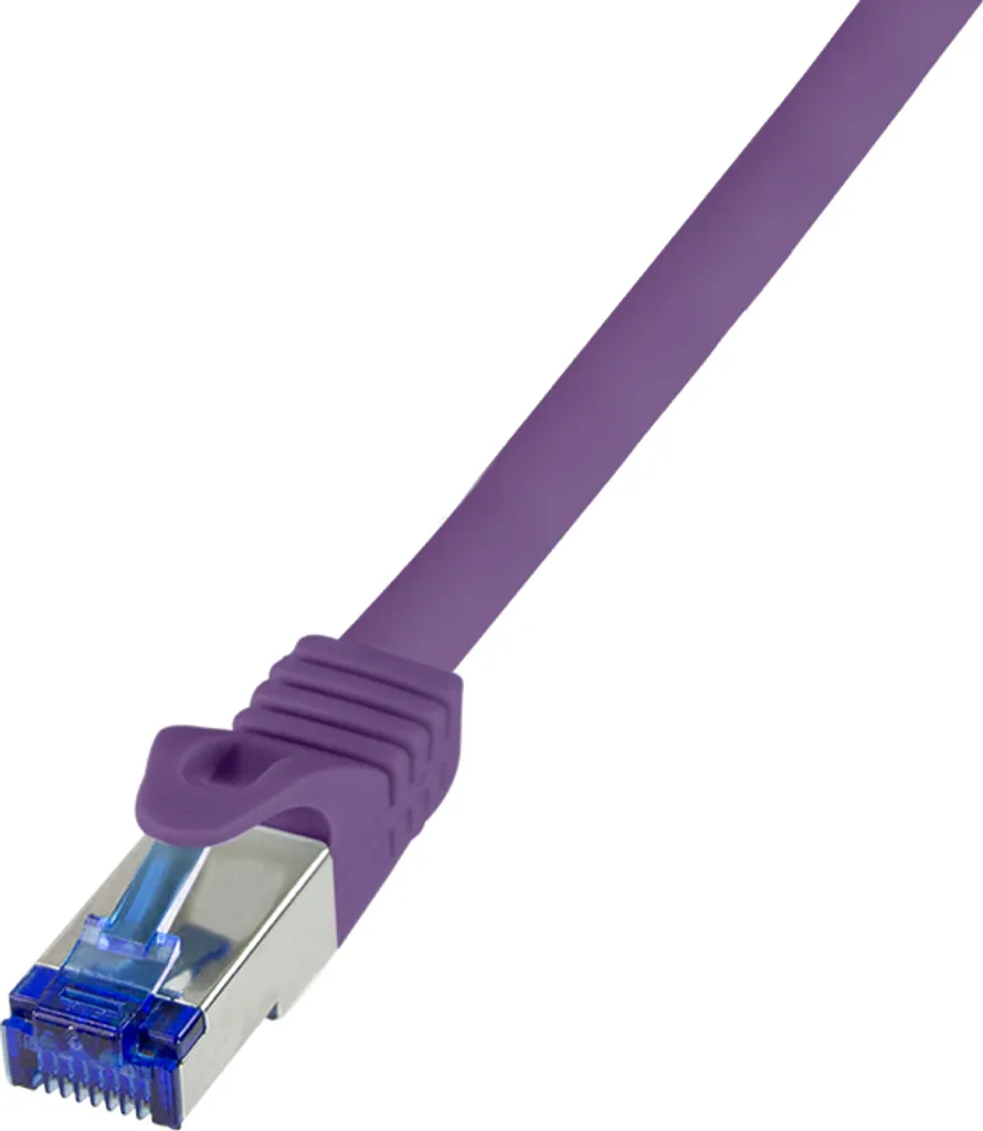 LogiLink C6A109S Cavo Patch 15m Viola S/FTP Cat.6A Ultraflex | Offerta