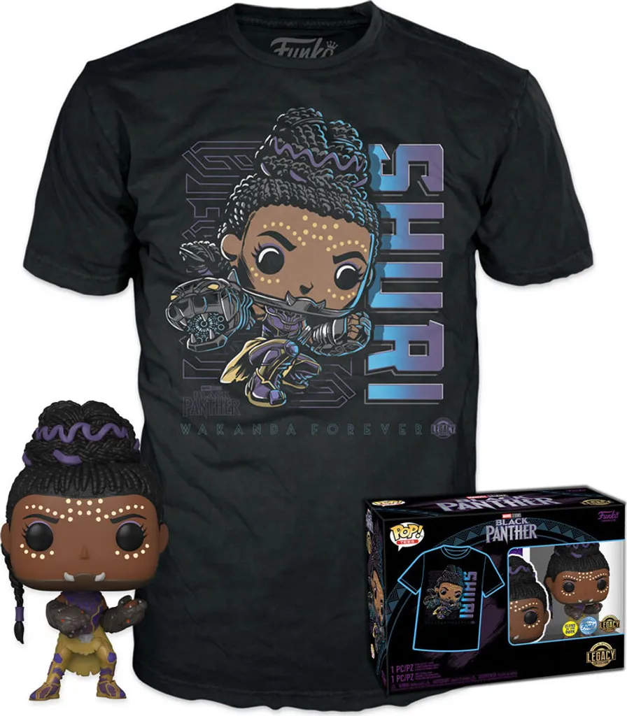 Pack Shuri Black Panther : Finissez votre Collection avec Pop et Tee M