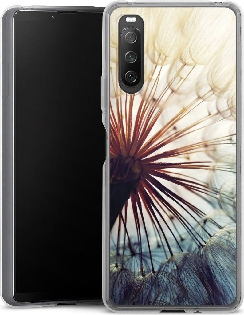 DeinDesign Handyhülle für Sony Xperia 10 IV Silikon Hülle Case Smartphone Schutzhülle Blumen Fotografie Pusteblume