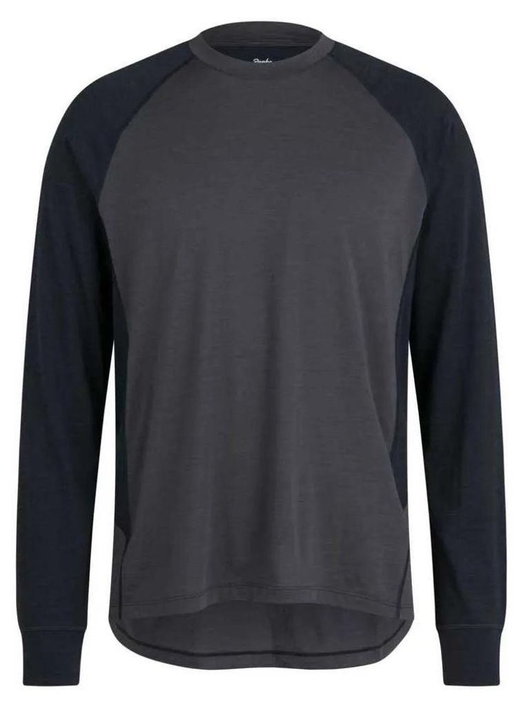Rapha Explore Merino Langarm-t-shirt Grau S Mann Grau S