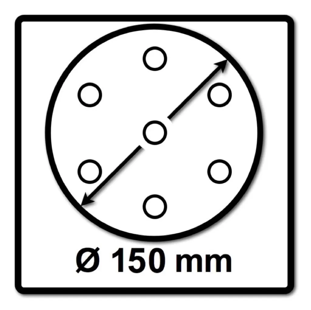 Disques de ponçage 150mm Granat P320 Multi-Jetstream 2 - 400 unités - 3