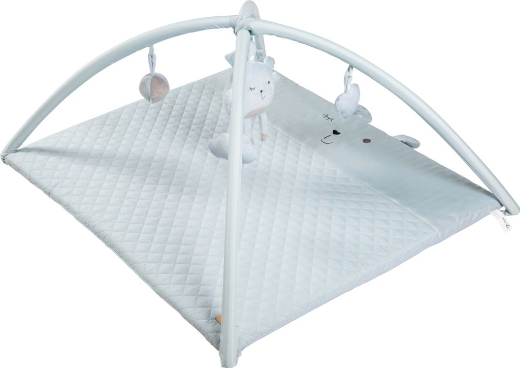 roba Krabbeldecke 'roba Style', Spielbogen mit 5 Elementen 'Benny', Wickelauflage, 85x75cm, hellblau