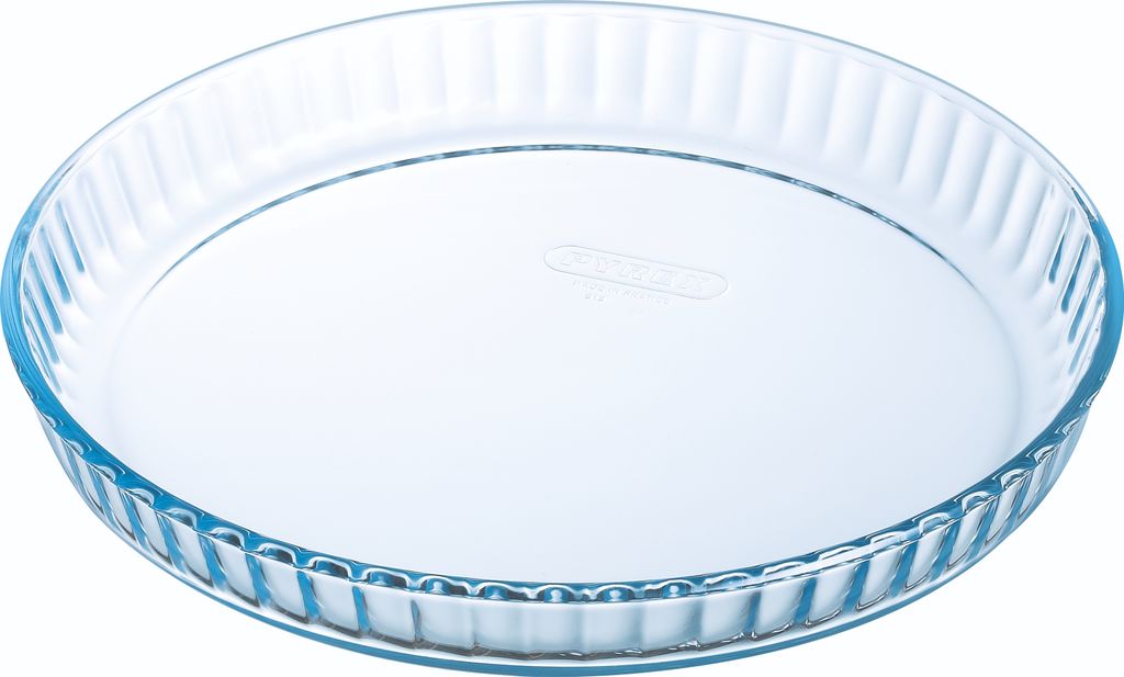Pyrex Classic Tarteform, rund, Glas, transparent, 1,2 Liter, Durchmesser 25 cm