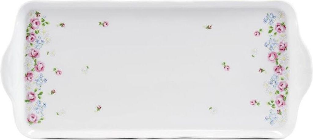 Tablett quadratisch, Porzellan, 36 cm, RoseLine, Leander