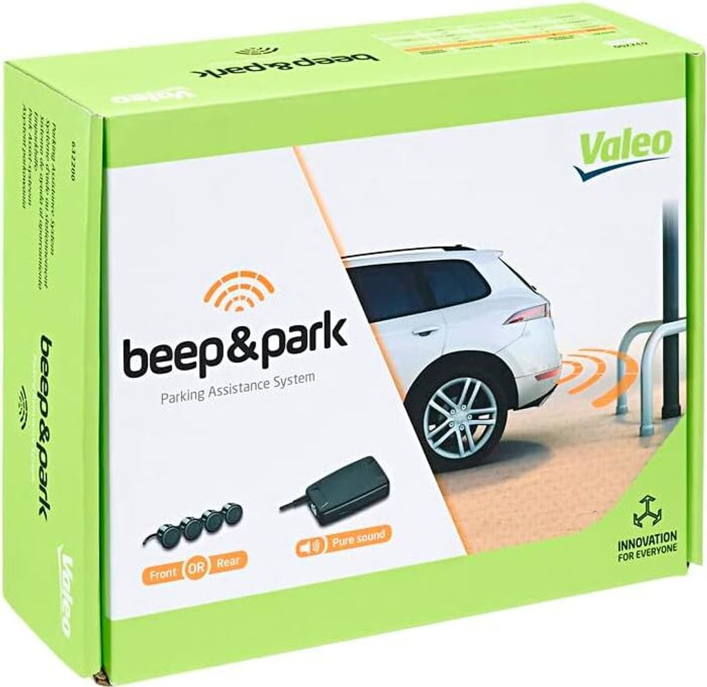 VALEO 632200 Hinten Einparkhilfe 4 Sensoren 1,7m Reichweite Produktbild 