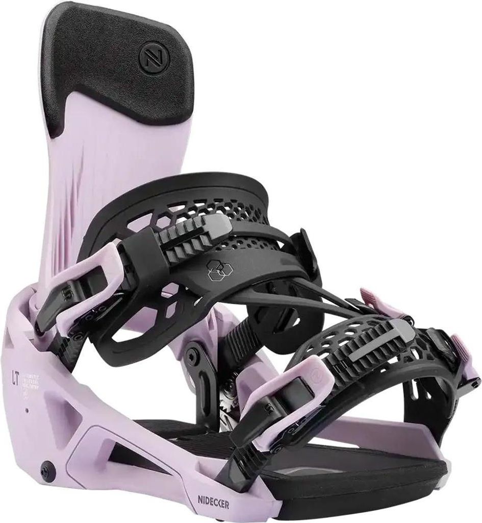 Nidecker Lt Supermatic Snowboardbindungen Lila L Herren,Damen Lila L