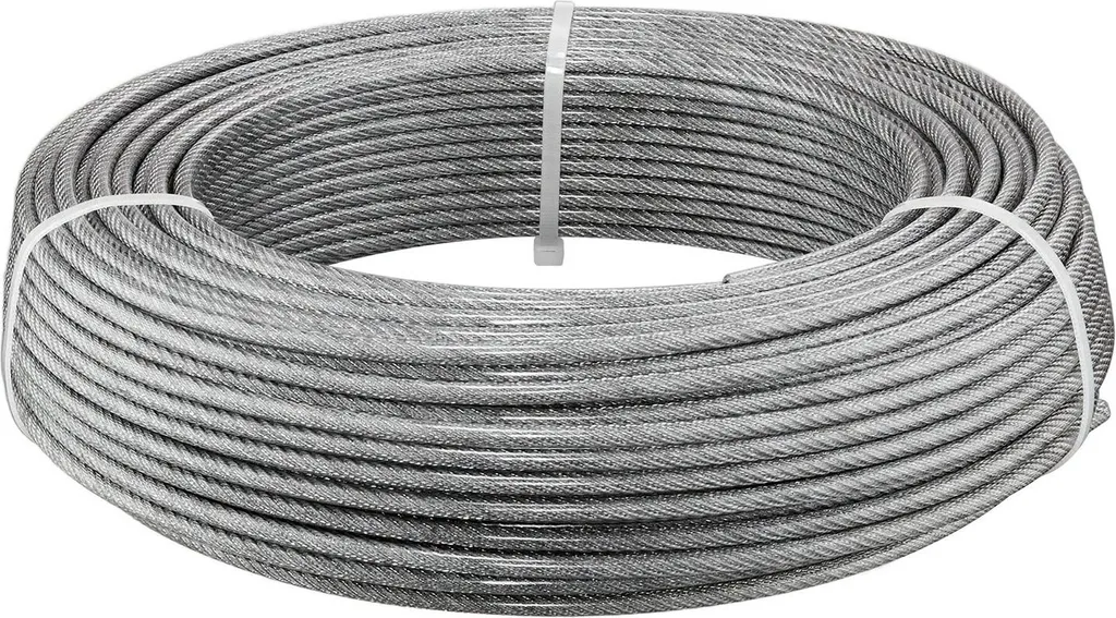 Câble inox 304 anti-rouille pour sécuriser vos garde-corps de 61 m x 4,76mm