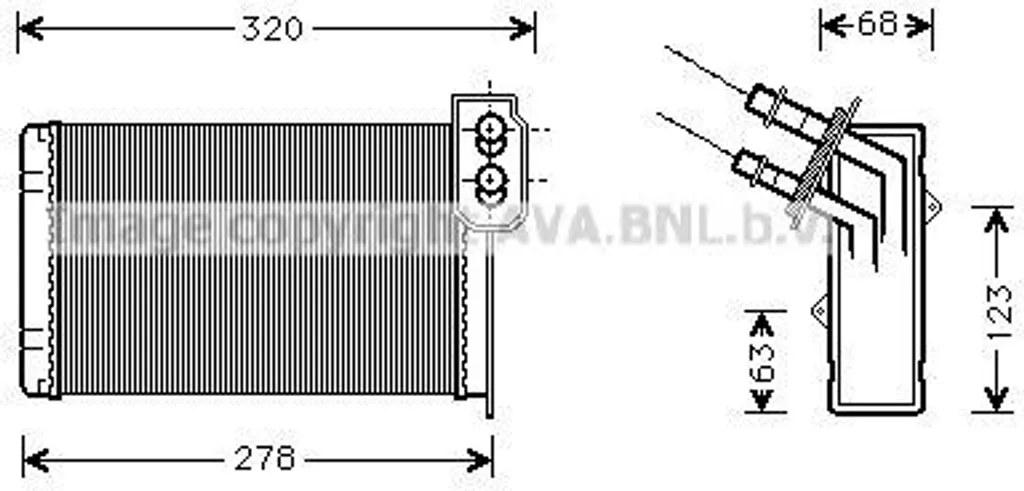 Réparer Fuite Chauffage Clio I : Échangeur Thermique RT6048 OE 7701033457