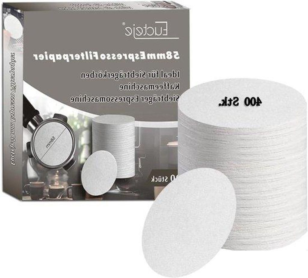 Kaffee-Filterpapier 58mm weiß 400 Stück