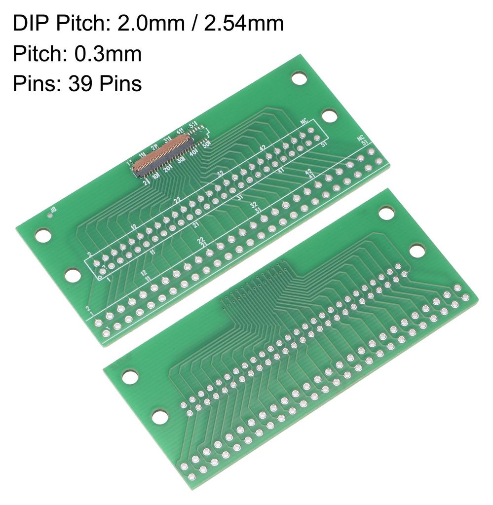 FFC FPC 39 Pin 0.3mm Pitch Adapter DIP 2.0mm 2.54mm PCB Converter Board fš¹r LCD