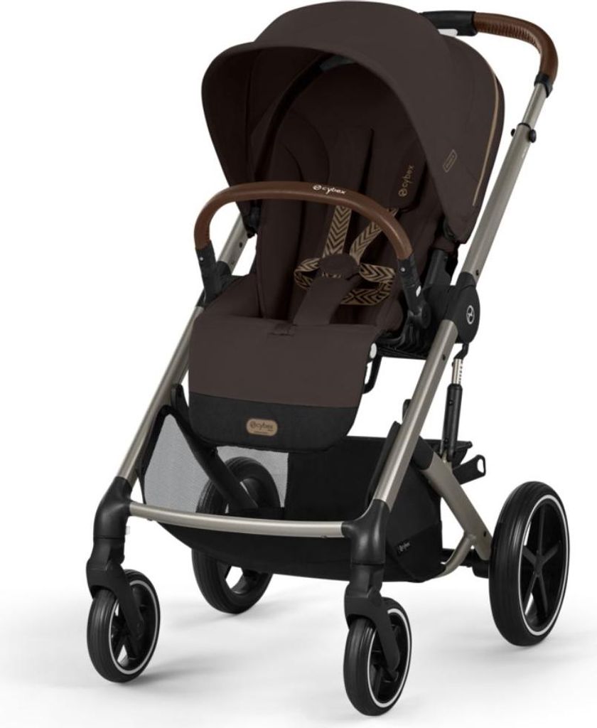 Cybex Gold - Kinderwagen Balios S Lux Taupe Rahmen - Chocolate Brown
