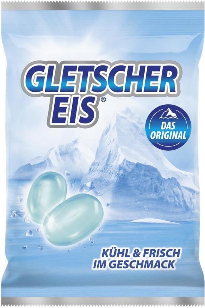 Gletscher Eis Bonbons einzeln verpackte Erfrischungs Produktbild 