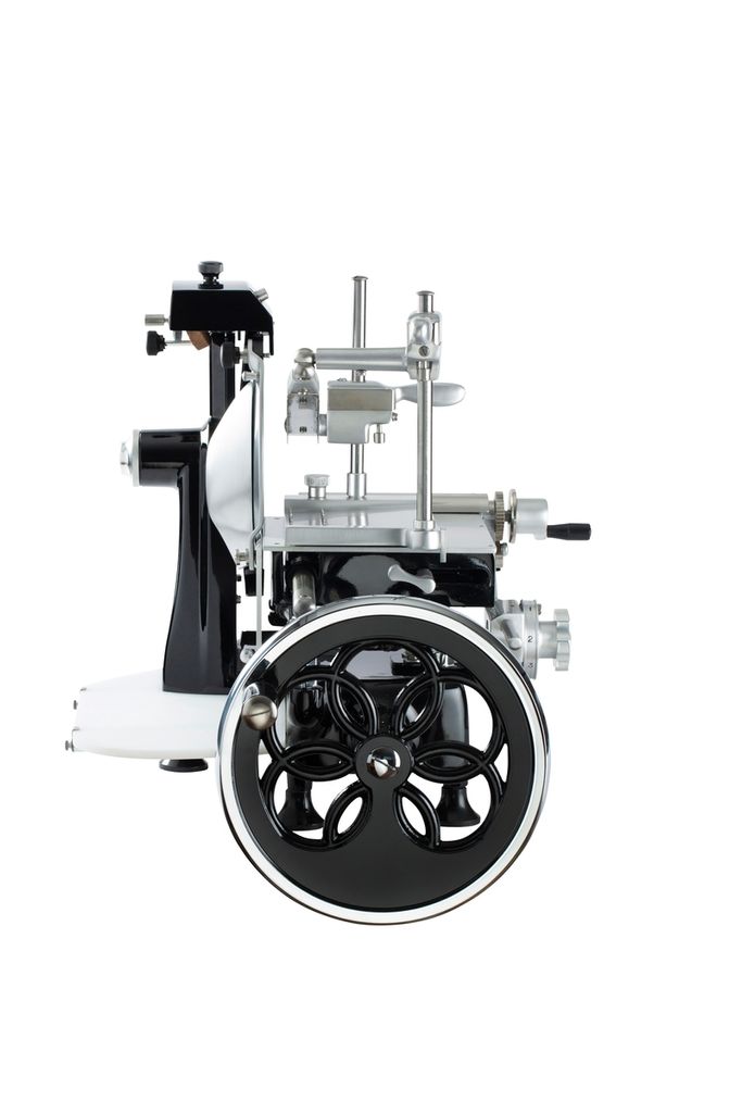 Volano 250 schwarz mit Blumenrad - Aufschnittmaschine Produktbild 