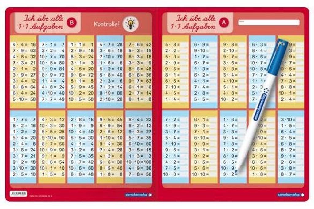 Ich übe alle 1x1 Aufgaben mit Stift Obrázok produktu 
