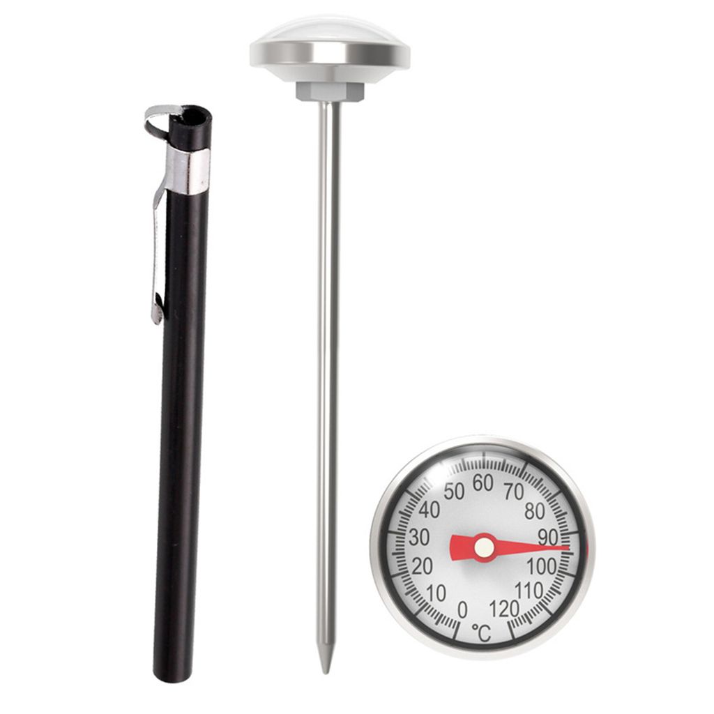 Lebensmittelthermometer, physikalische Erfassung, keine Batterie erforderlich, Präzisions-Edelstahl-Thermometer für Milch, Tee, Kaffee, Getränke...