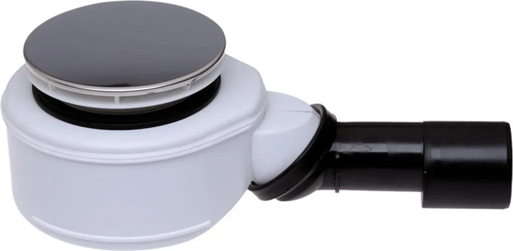 Hutterer & Lechner HL520F BTsifon piatto DN40/50, apribile ruotabile per d 90 mm, copertura in acciaio inox, 1 pz.