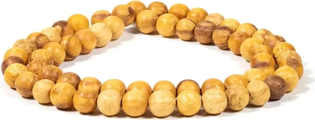 Collier Méditation Palo Santo Élastique 0,8 cm - Équilibre et Yoga