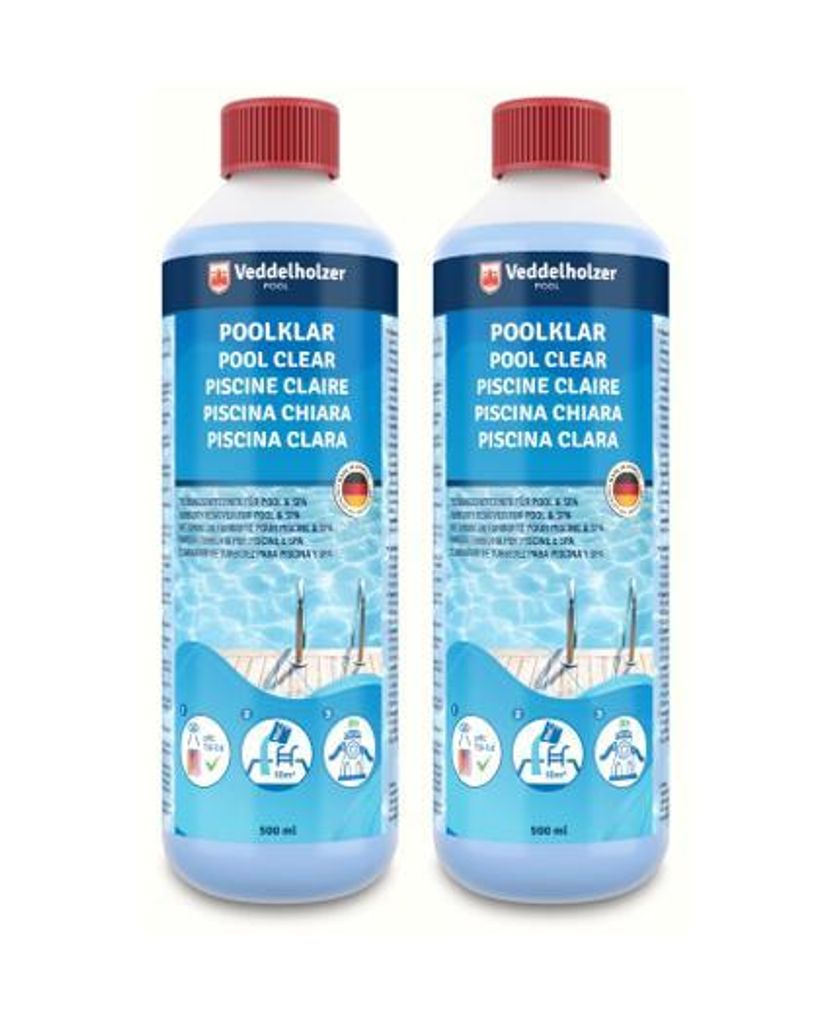 Veddelholzer Poolklar 1 Liter. Kristallklar für Pool, Produktbild 