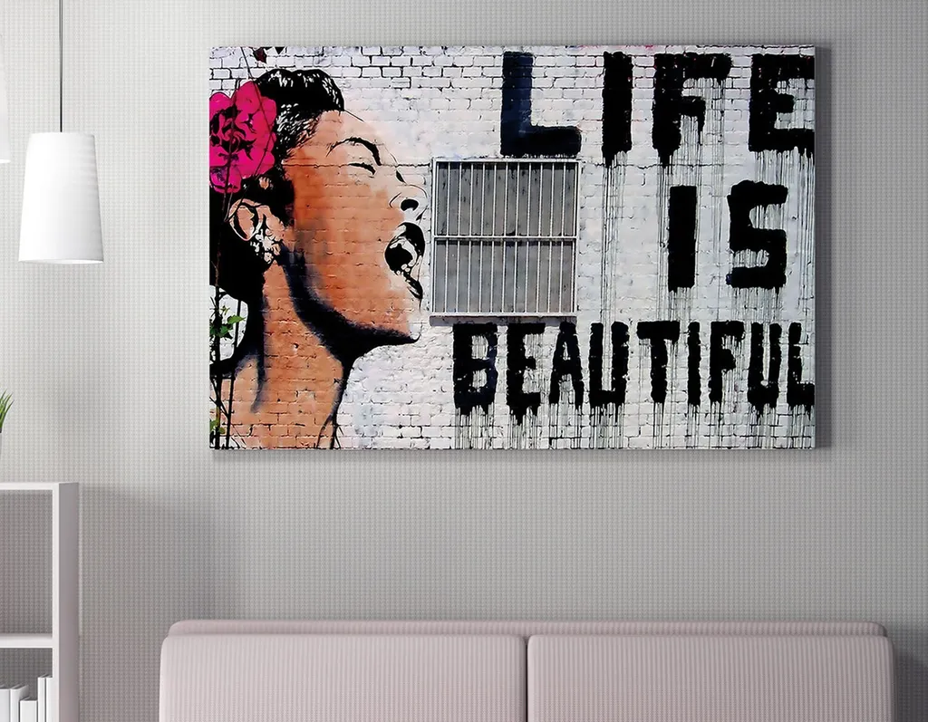 Wallity Quadro Tela 50x70cm Misto Cotone WY132 - Alta Risoluzione