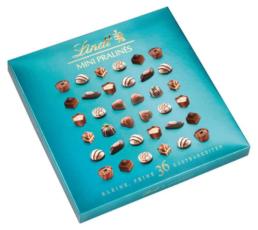 Lindt Mini Pralinen süße Köstlichkeiten aus Schokolade im Produktbild 
