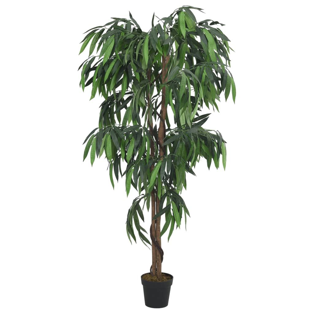 vidaXL Manguier artificiel 900 feuilles 180 cm vert Image du produit 