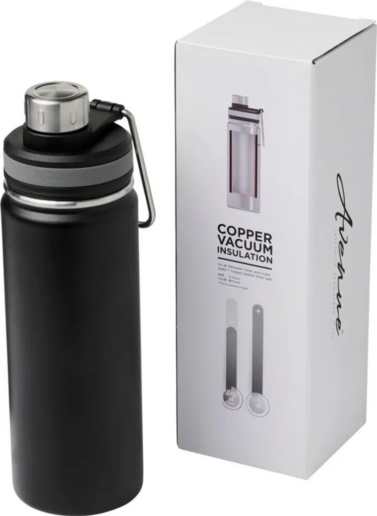 Avenue Gessi PF3322 Borraccia Nera - Per Trekking e Outdoor 590ml