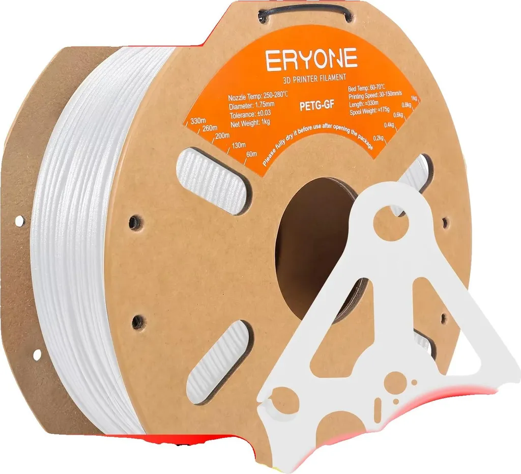 Filamento 3D Bianco 5kg - Materiale Composito Solido Professionale