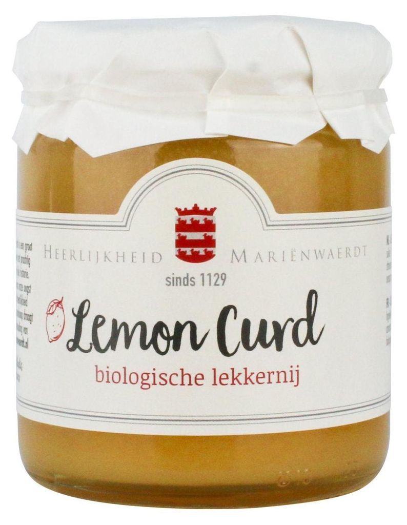 Heerlijkheid Mariënwaerdt Organic Lemon Curd 270g – crema Immagine del prodotto 