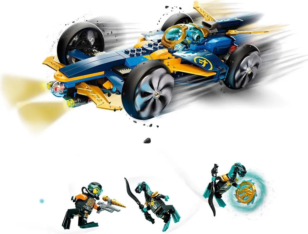 Speeder Sous-Marin Ninja 71752 LEGO avec 4 Figurines et Drone - 22