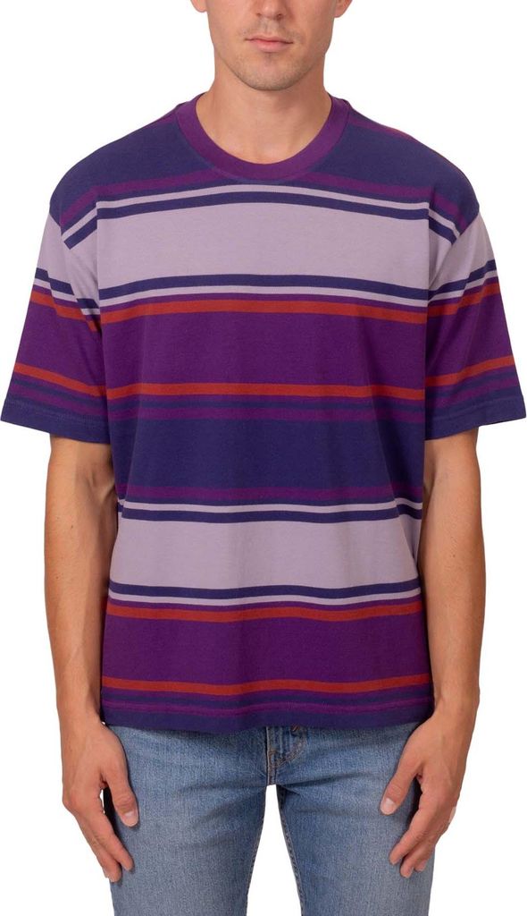 LEVI'S - Gestreiftes Herren-Skateboarding-T-Shirt - Größe S