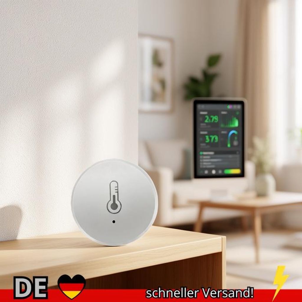 Tuya Zigbee Temperatur- und Feuchtigkeitssensor Sprachsteuerung