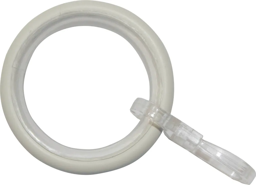 Bagues Décoratives avec Inserts Gardinia Ivory - Lot de 10 Anneaux